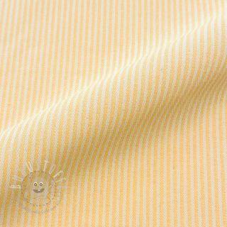 Dekostoff DOBBY Colored stripe pastel yellow