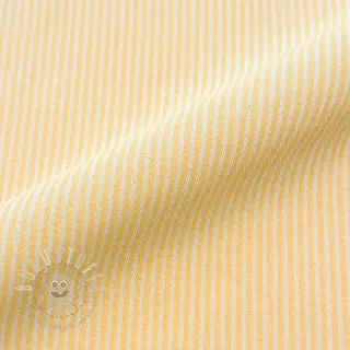 Dekostoff DOBBY Colored stripe pastel yellow