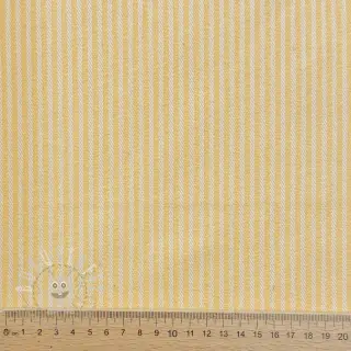 Dekostoff DOBBY Colored stripe pastel yellow