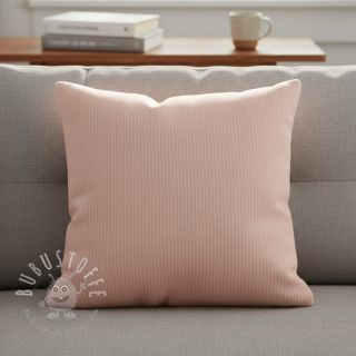 Dekostoff DOBBY Colored stripe light pink