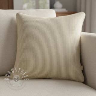 Dekostoff DOBBY Colored stripe sand