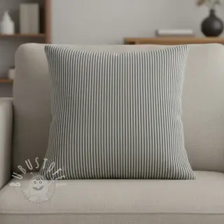 Dekostoff DOBBY Colored stripe black