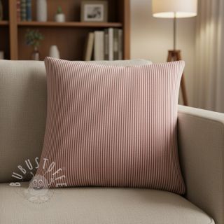 Dekostoff DOBBY Colored stripe burgundy