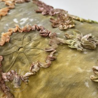 Baumwollstoff TIE DYE EMBROIDERY Eva tape design E