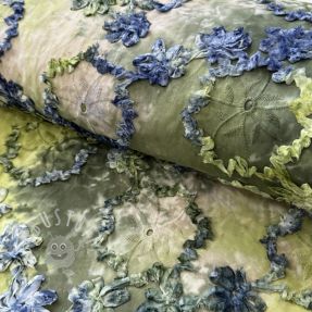 Baumwollstoff TIE DYE EMBROIDERY Eva tape design A