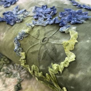 Baumwollstoff TIE DYE EMBROIDERY Eva tape design A