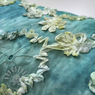 Baumwollstoff TIE DYE EMBROIDERY Eva tape design B