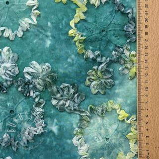 Baumwollstoff TIE DYE EMBROIDERY Eva tape design B