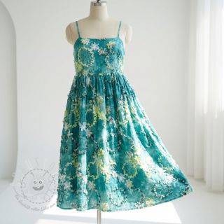 Baumwollstoff TIE DYE EMBROIDERY Eva tape design B