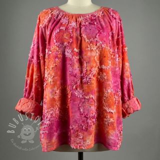 Baumwollstoff TIE DYE EMBROIDERY Eva tape design F