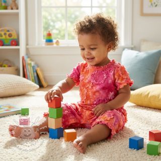 Baumwollstoff TIE DYE EMBROIDERY Eva tape design F