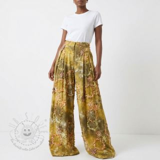 Baumwollstoff TIE DYE EMBROIDERY Eva tape design E