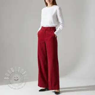 Feincord dark cerise