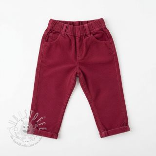 Feincord dark cerise