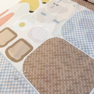 Baumwollstoff Farmers market PANEL digital print