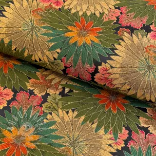 Dekostoff jacquard Matcha allover kaki