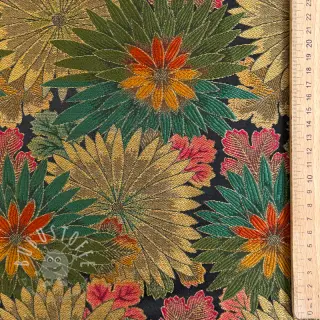 Dekostoff jacquard Matcha allover kaki