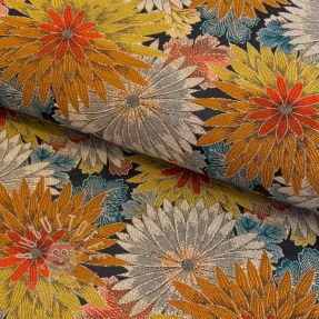 Dekostoff jacquard Matcha allover peanut