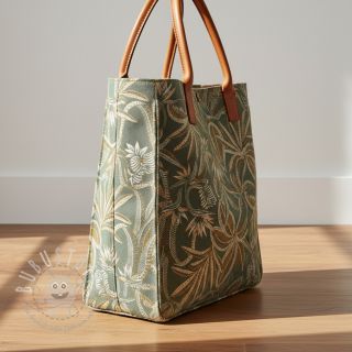 Dekostoff jacquard Moranto allover kaki