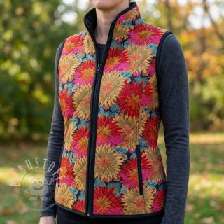 Dekostoff jacquard Matcha allover rouge