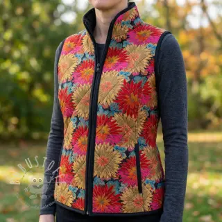 Dekostoff jacquard Matcha allover rouge