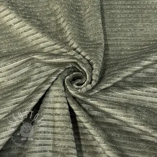 Samt VELVET LUREX Stripe camo green