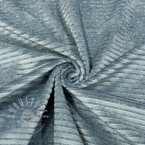 Samt VELVET LUREX Stripe ocean green