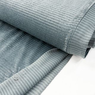 Samt VELVET LUREX Stripe ocean green