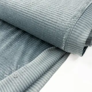 Samt VELVET LUREX Stripe ocean green