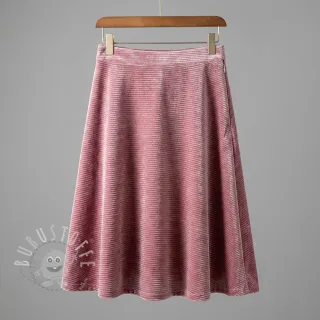 Samt VELVET LUREX Stripe pink