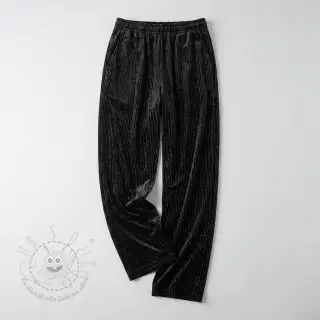 Samt VELVET LUREX Stripe black