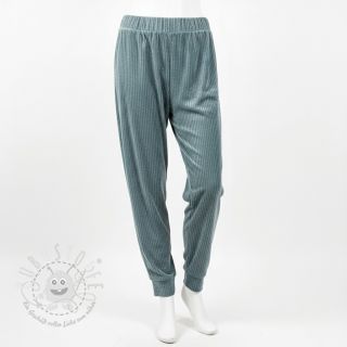 Samt VELVET LUREX Stripe ocean green