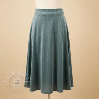 Samt VELVET LUREX Stripe ocean green