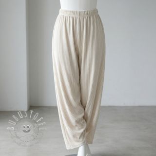 Samt VELVET LUREX Stripe off white