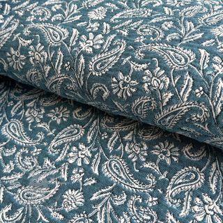 Dekostoff jacquard Mumbai allover jade