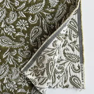 Dekostoff jacquard Mumbai allover kaki