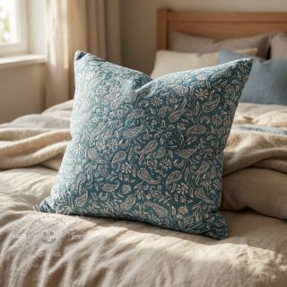 Dekostoff jacquard Mumbai allover jade