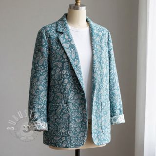 Dekostoff jacquard Mumbai allover jade