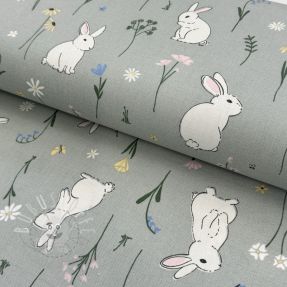 Dekostoff premium Cute Rabbit Garden
