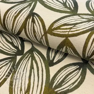 Dekostoff jacquard Folia romarin