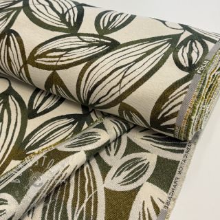 Dekostoff jacquard Folia romarin