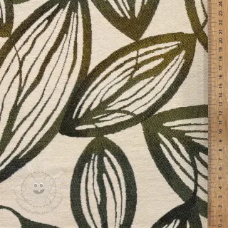 Dekostoff jacquard Folia romarin
