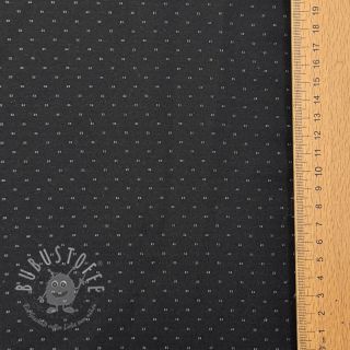 Viskosestoff Punta di Roma ROMEA black