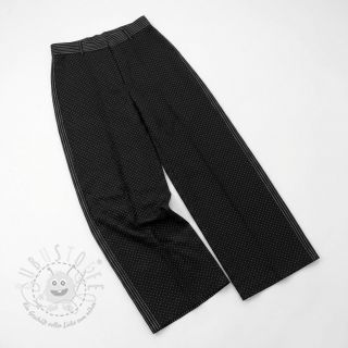 Viskosestoff Punta di Roma ROMEA black