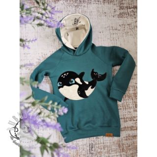Sweat kuschel JOGGING petrol