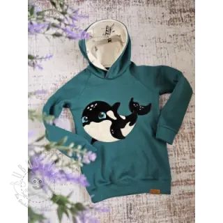Sweat kuschel JOGGING petrol