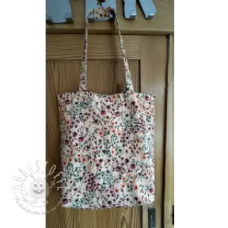 Dekostoff Painted Lovely Flower digital print