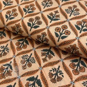 Baumwollstoff HANDCRAFTED BLOCK-PRINTED COTTON