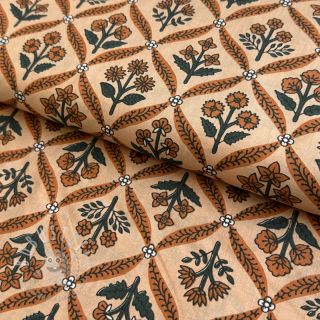 Baumwollstoff HANDCRAFTED BLOCK-PRINTED COTTON