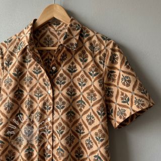 Baumwollstoff HANDCRAFTED BLOCK-PRINTED COTTON